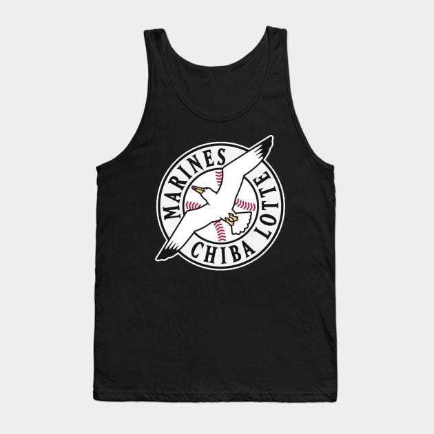 Chiba Lotte Marines Tank Top by Meraki01